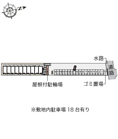 ★手数料０円★瀬戸内市長船町土師　月極駐車場（LP）